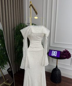 Alternative view of فستان سهره لون ابيض