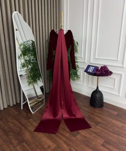 Alternative view of فستان سهره لون نبيتى