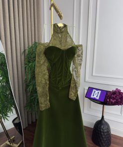 Alternative view of فستان سهره لون اخضر