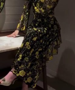 فستان سهره لون اخضر