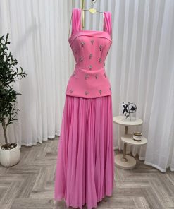 Alternative view of فستان سهره لون فوشيا