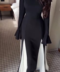 فستان سهرة لون اسود