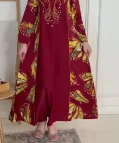 جلابيه رمضانيه لون احمر