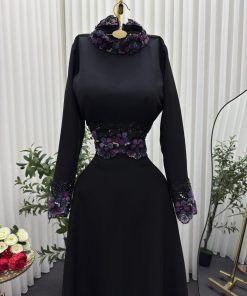 فستان سهرة لون اسود