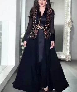 فستان سهرة لون اسود