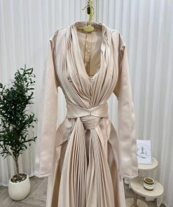 Alternative view of فستان سهرة لون بيج