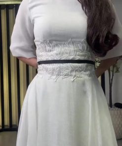 Alternative view of فستان سهرة لون ابيض