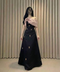 فستان سهرة لون اسود