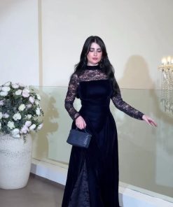 فستان مخمل للسهرة