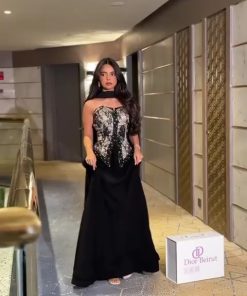 فساتين سهرة لون أسود