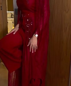 Alternative view of فستان افرول لون أحمر