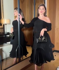 فستان سهرة قصيرة