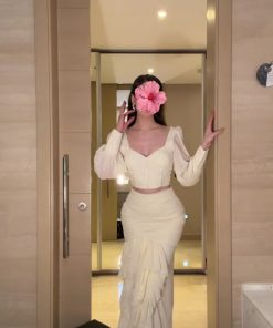 فستان سهرة قطعتين