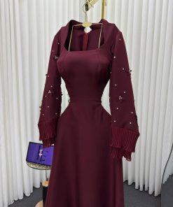 Alternative view of فستان سهرة لون نبيتى