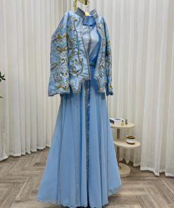 Alternative view of فستان سهرة لون سماوي