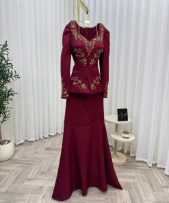 Alternative view of فستان سهرة لون نبيتى