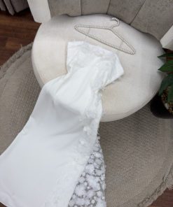 Alternative view of فستان سهرة لون ابيض