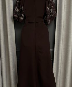 Alternative view of فستان سهرة لون بني