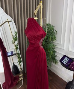 Alternative view of فستان سهرة لون احمر