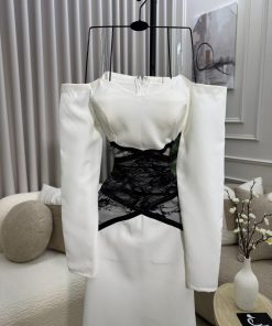 Alternative view of فستان سهرة لون ابيض