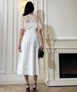 Alternative view of فستان سهرة لون ابيض