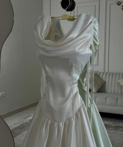 Alternative view of فستان سهرة لون ابيض