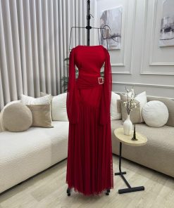 Alternative view of فستان سهرة أحمر أنيق