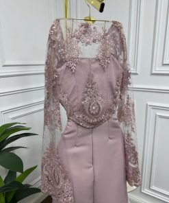 Alternative view of فستان سهرة لون موف فاتح