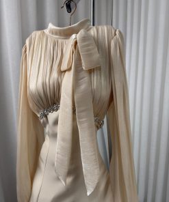 Alternative view of فستان سهرة لون بيج