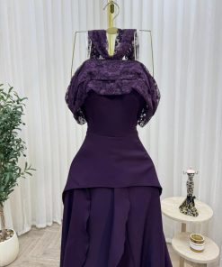 Alternative view of فستان سهرة لون بنفسجي