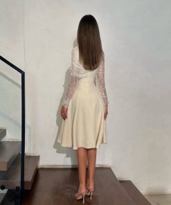 Alternative view of فستان سهرة لون بيج