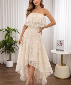 فستان سهرة لون ابيض