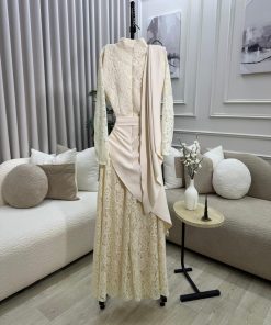 Alternative view of فستان سهرة لون ابيض