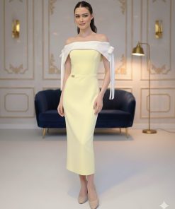 فستان سهرة سن محير ميد