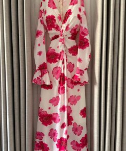 Alternative view of فستان سهرة أبيض في فوشي