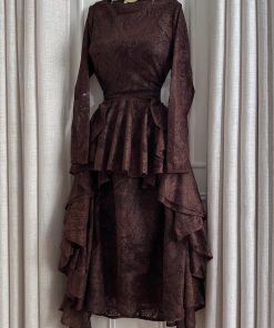 Alternative view of فستان سهرة لون بني