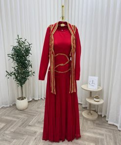 Alternative view of فستان سهرة لون أحمر