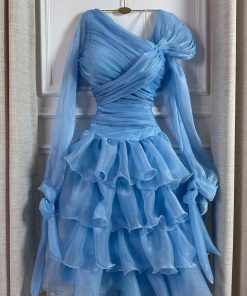 Alternative view of فستان سهرة قصير لسن محير