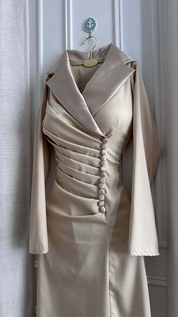 فستان سهرة شامبانيا - الصورة 3