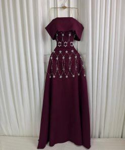 Alternative view of فستان سهرة لون نبيتى