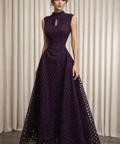 فستان سهرة لون بنفسجي