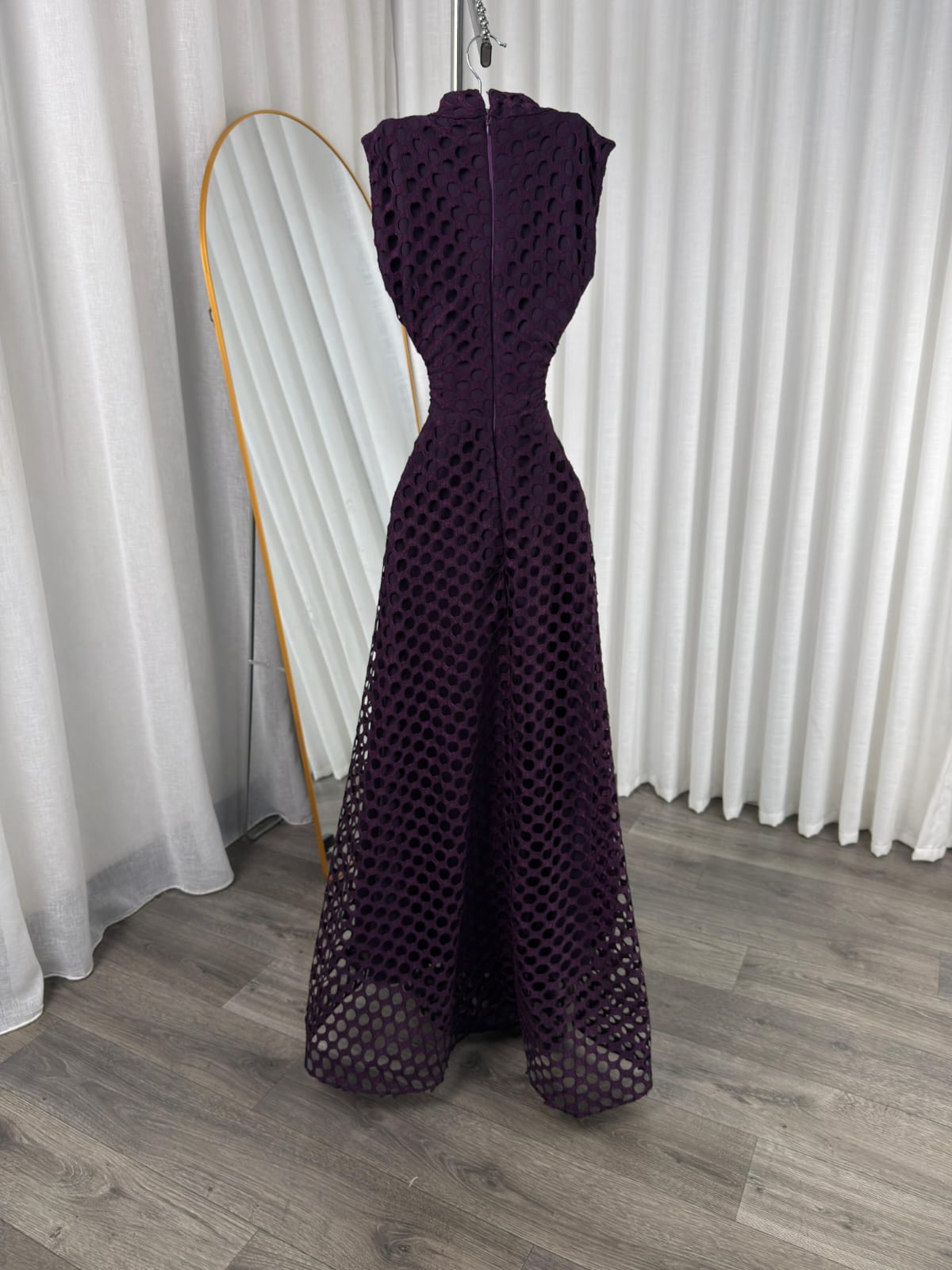 فستان سهرة لون بنفسجي - الصورة 4