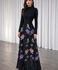 فستان سهرة لون اسود