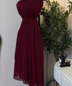 Alternative view of فستان سهره لون نبيتى