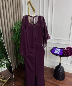 Alternative view of فستان سهره لون بنفسجي