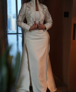 فستان سهرة قطعتين