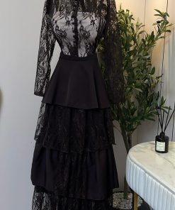 Alternative view of فستان سهره لون بني