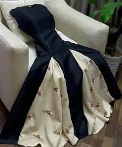Alternative view of فستان سهره لون اسود في بيج