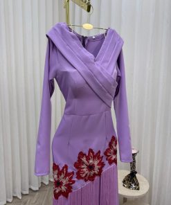 Alternative view of فستان سهره لون موف