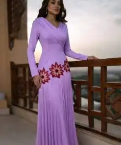 فستان سهره لون موف